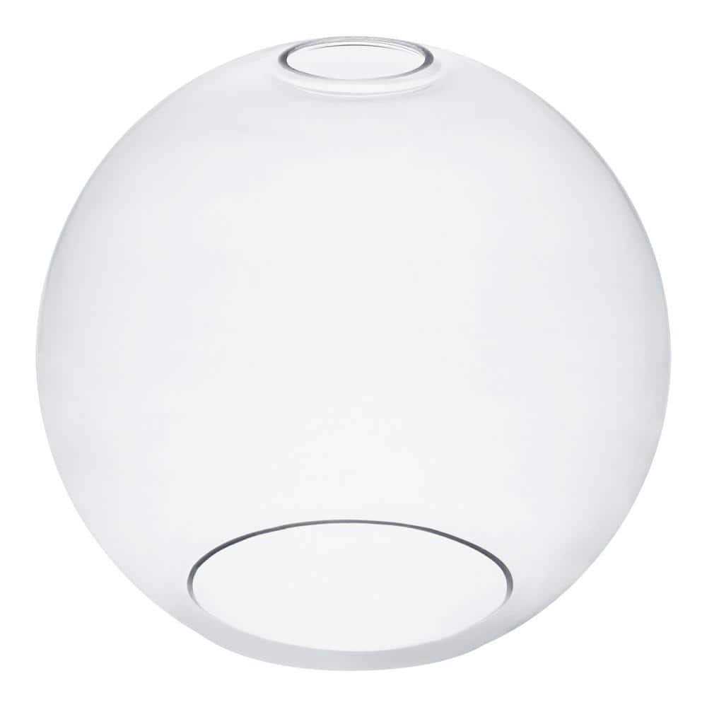 2-1/4 in. Fitter Small Clear Glass Globe Pendant Lamp Shade