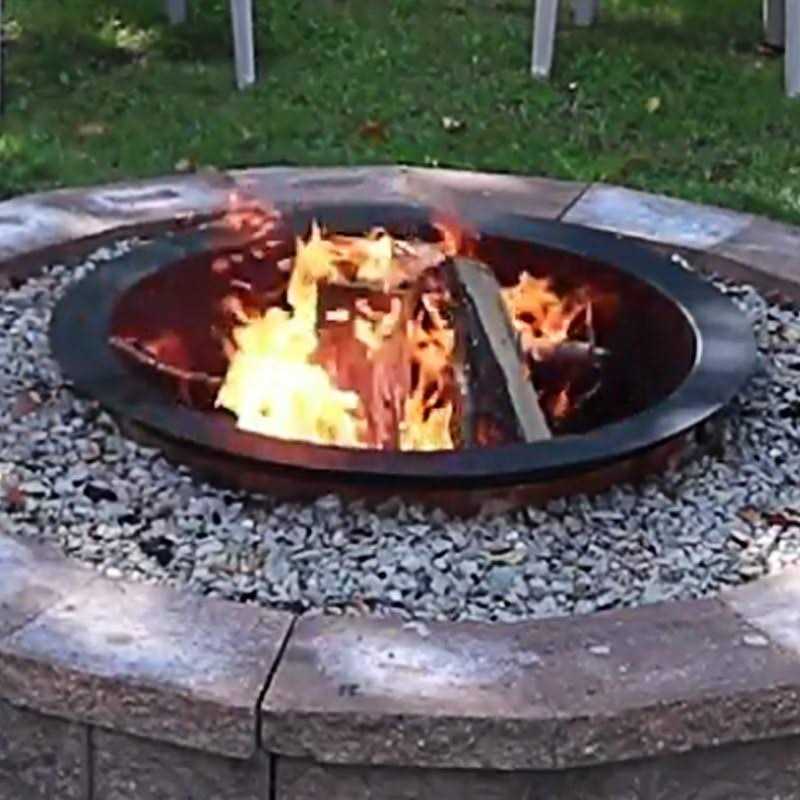 Vbenlem Fire Pit Ring 42-Inch Outer/36-Inch Inner Diameter