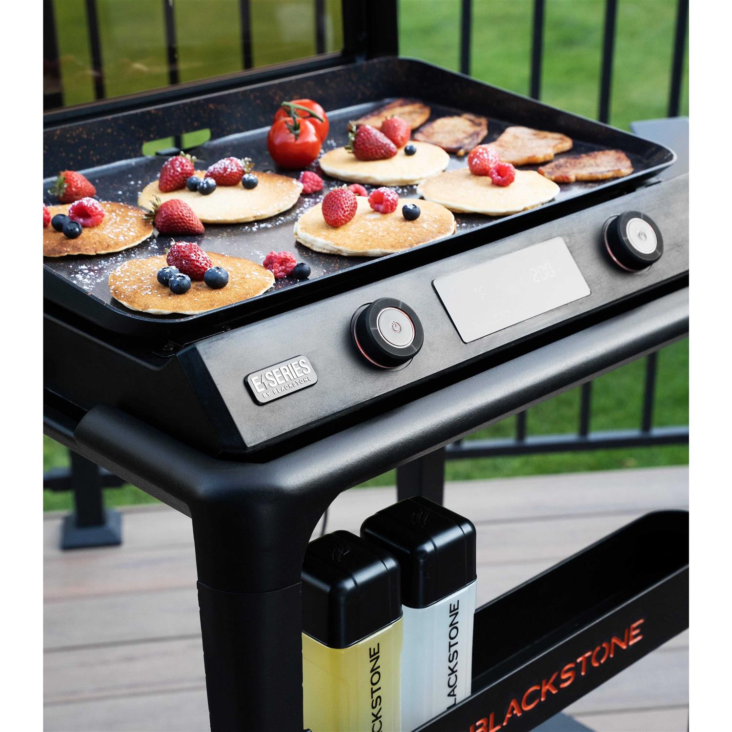 Blackstone E-Series 2-Burner 22 Electric Tabletop Griddle with Prep Cart