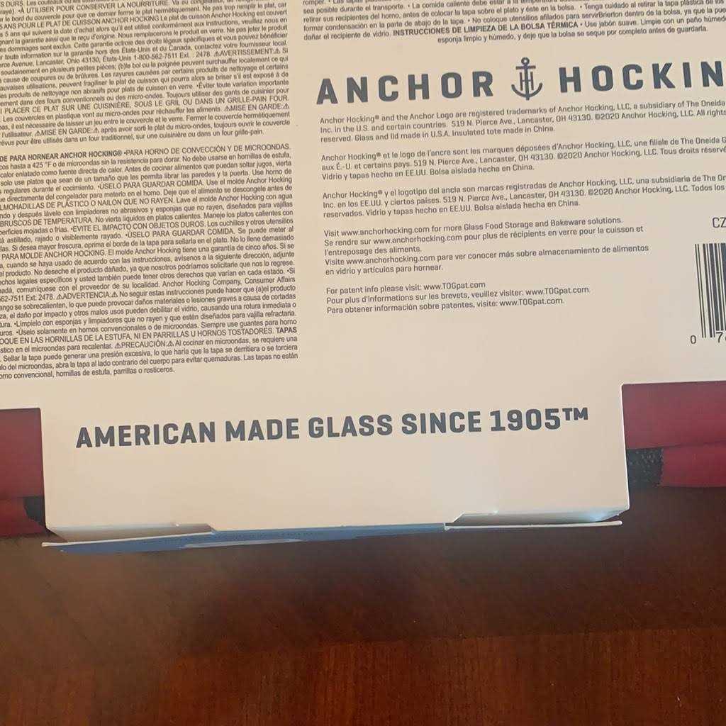 Anchor Hocking Red 3-Piece Bake & Take Set