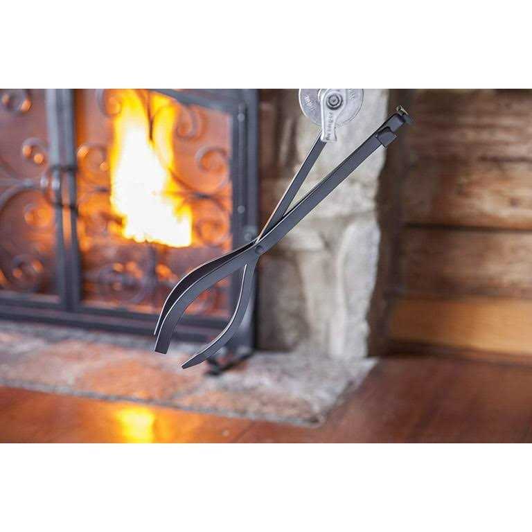 Plow & Hearth Compact Hand-Forged Fireplace Tool Set