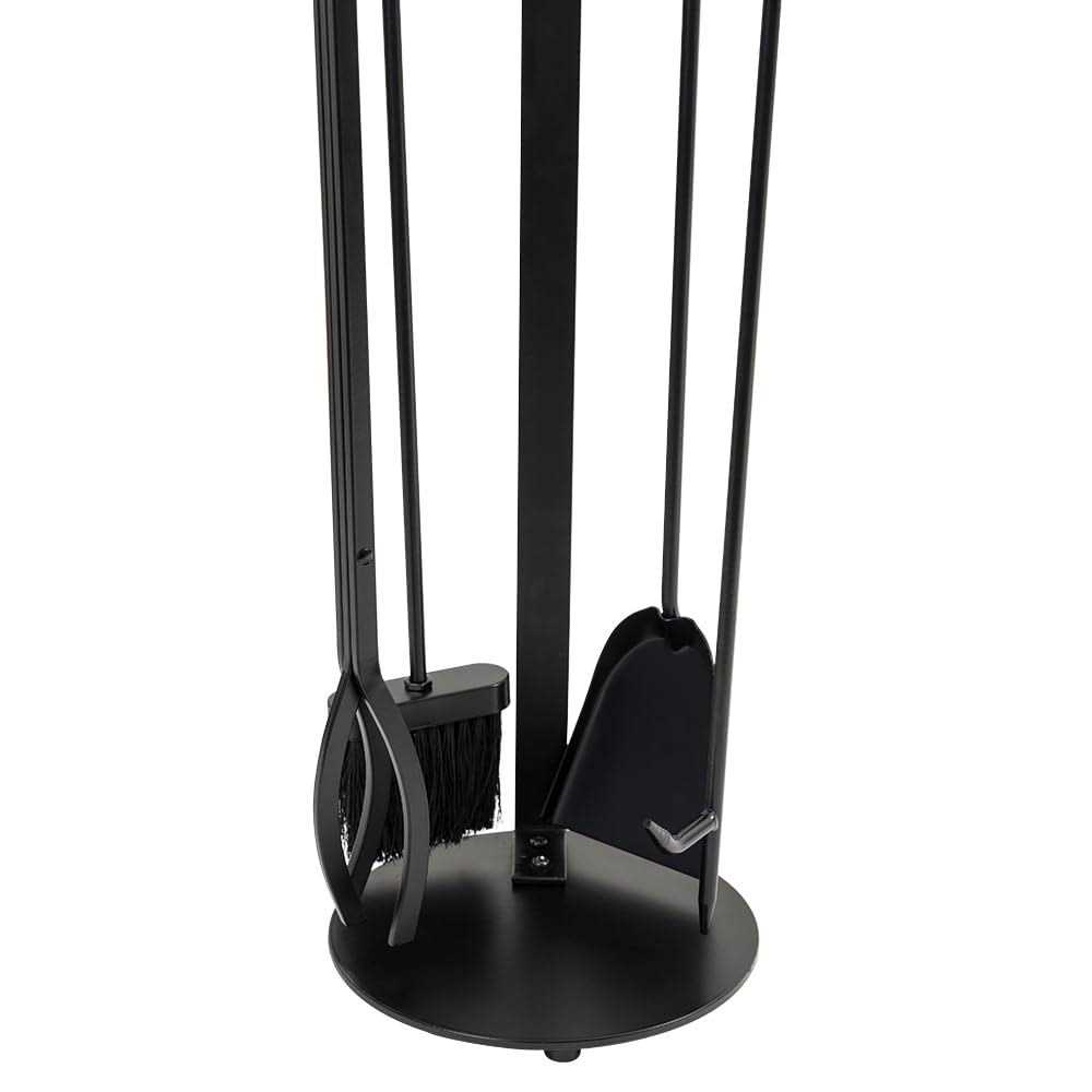 Modern Ember Knoll Fireplace Tool Set