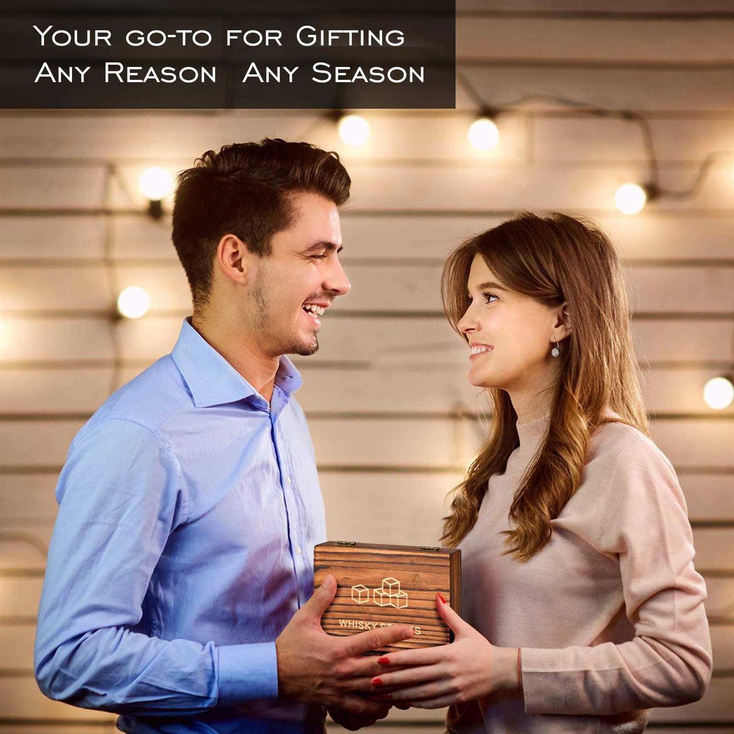 Whiskey Stones Whiskey Stone Gift Set 9 Granite Whisky Rocks Burbon Gifts Coo