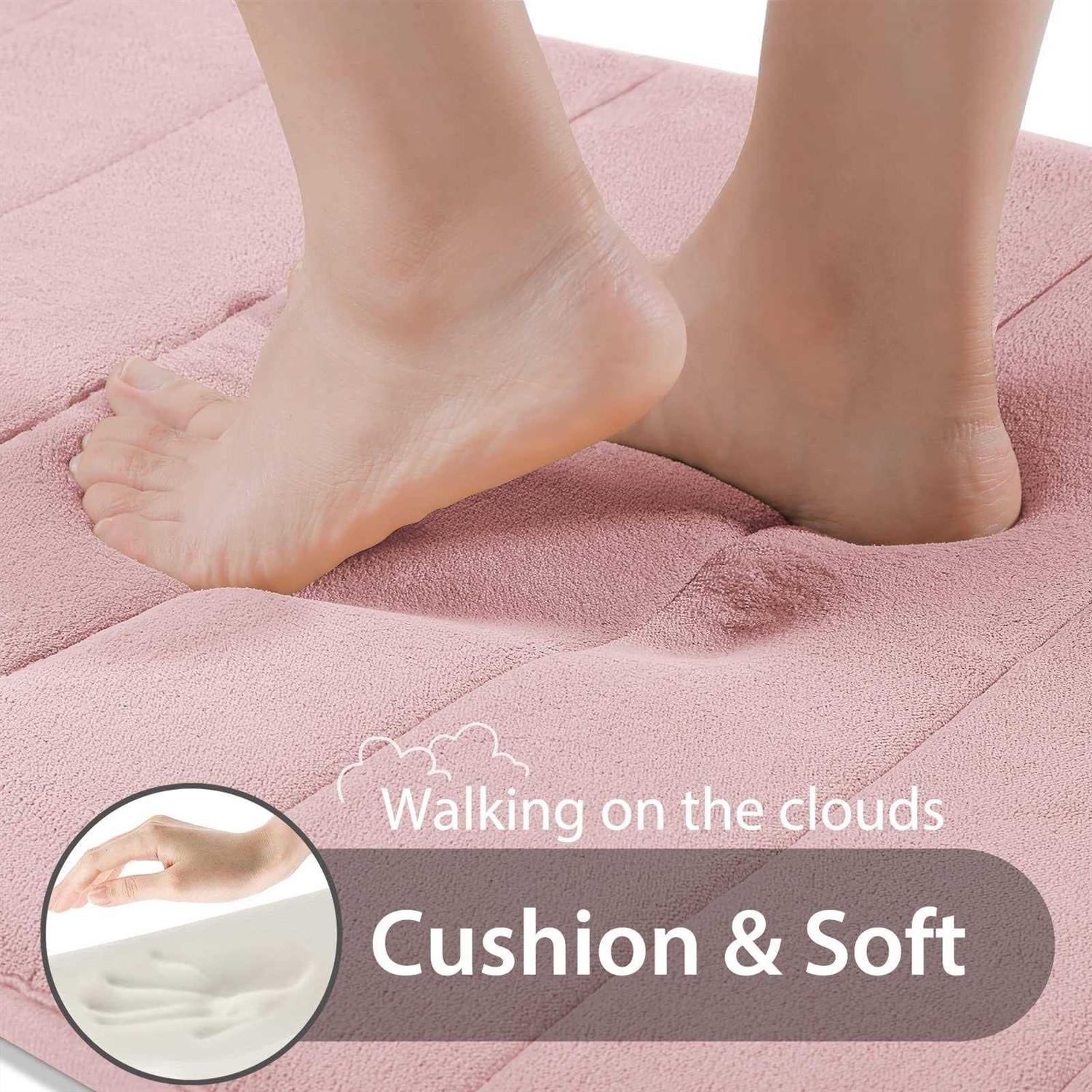 Yimobra Memory Foam Bath Mat Large Size, Soft and Comfortable