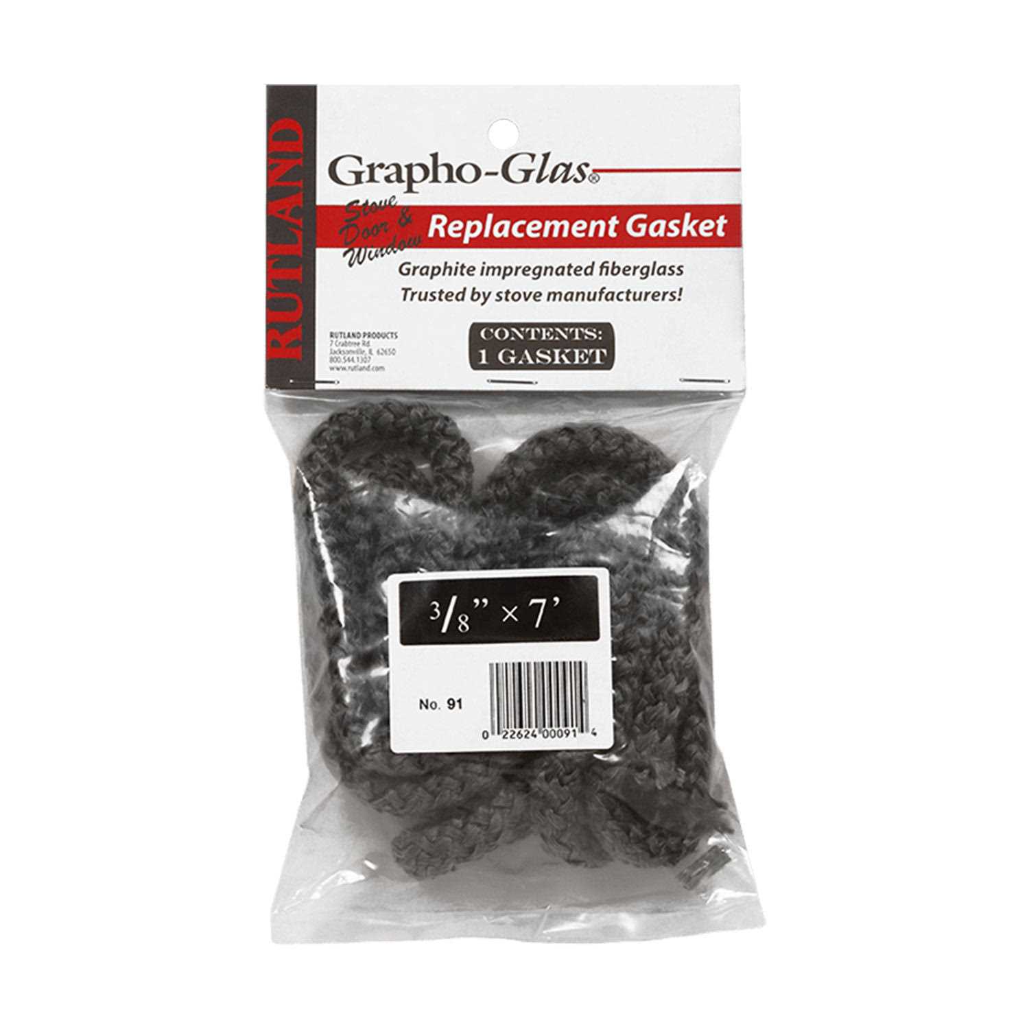 Rutland Grapho-Glas Fiberglass Rope Gasket