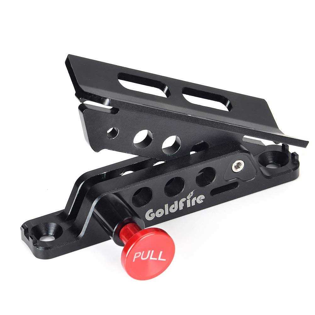 Goldfire Quick Release Aluminum Fire Extinguisher Holder Mount Bracket Roll Bar Mount Bottle Holder Adjustable for Wrangler TJ JK JL JKU UTV Polaris RZR