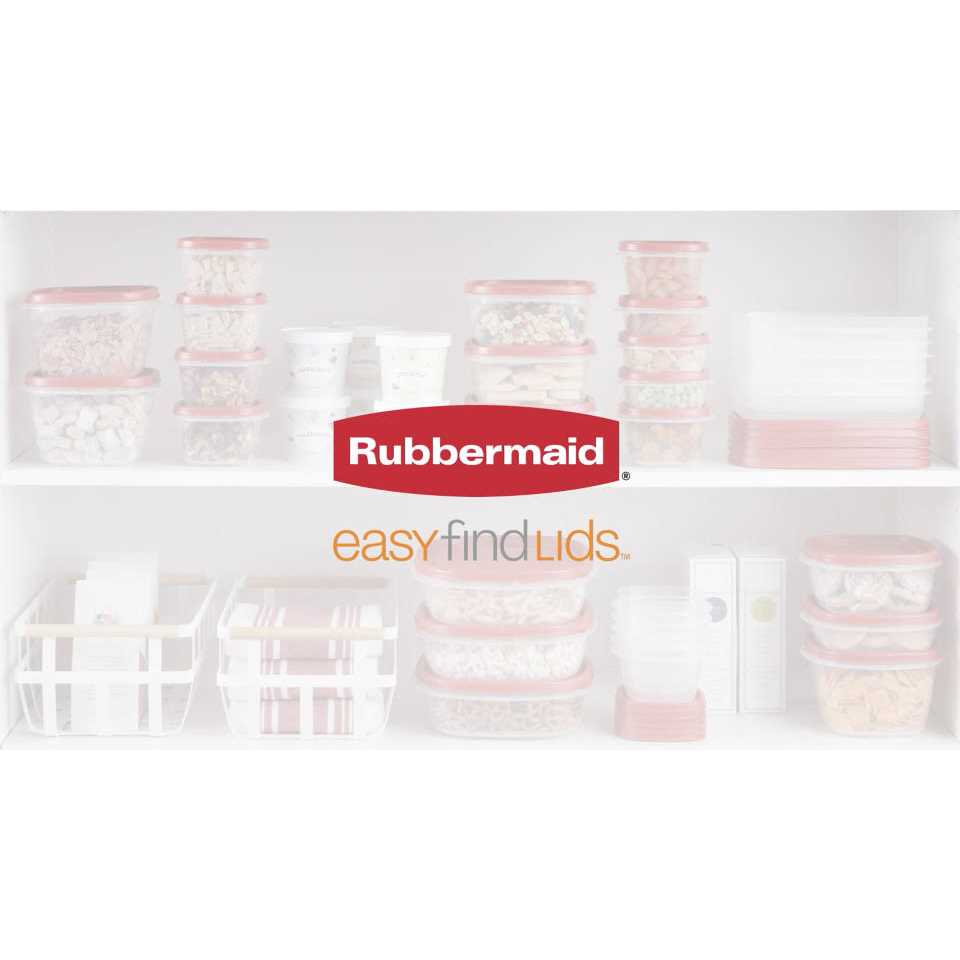 Rubbermaid Easy Find Food Storage Container