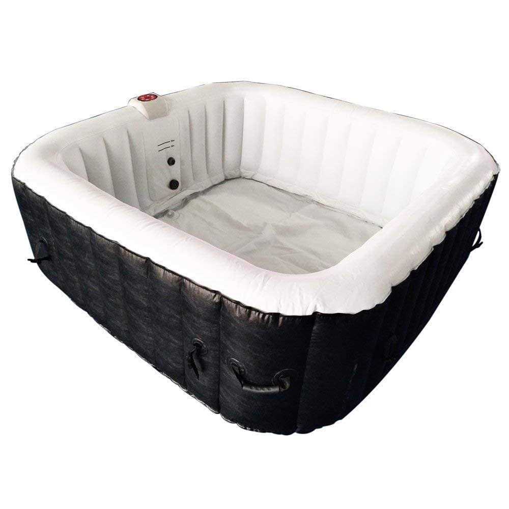 Aleko Square Iatable Hot Tub Spa with Cover