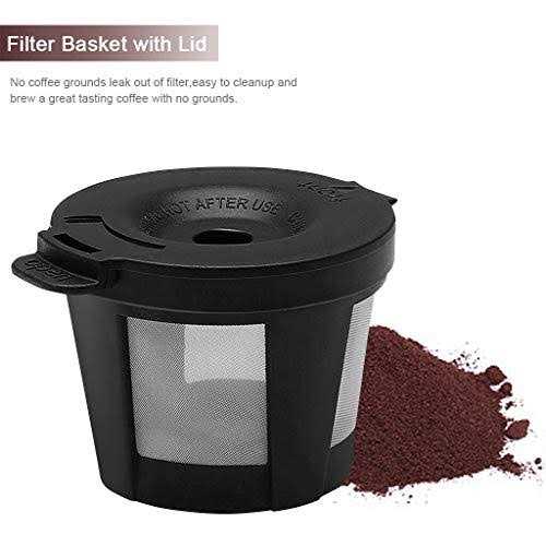 Vimukun Single Serve Coffee Maker Compatible with Single Cup Capsule and Ground Coffee