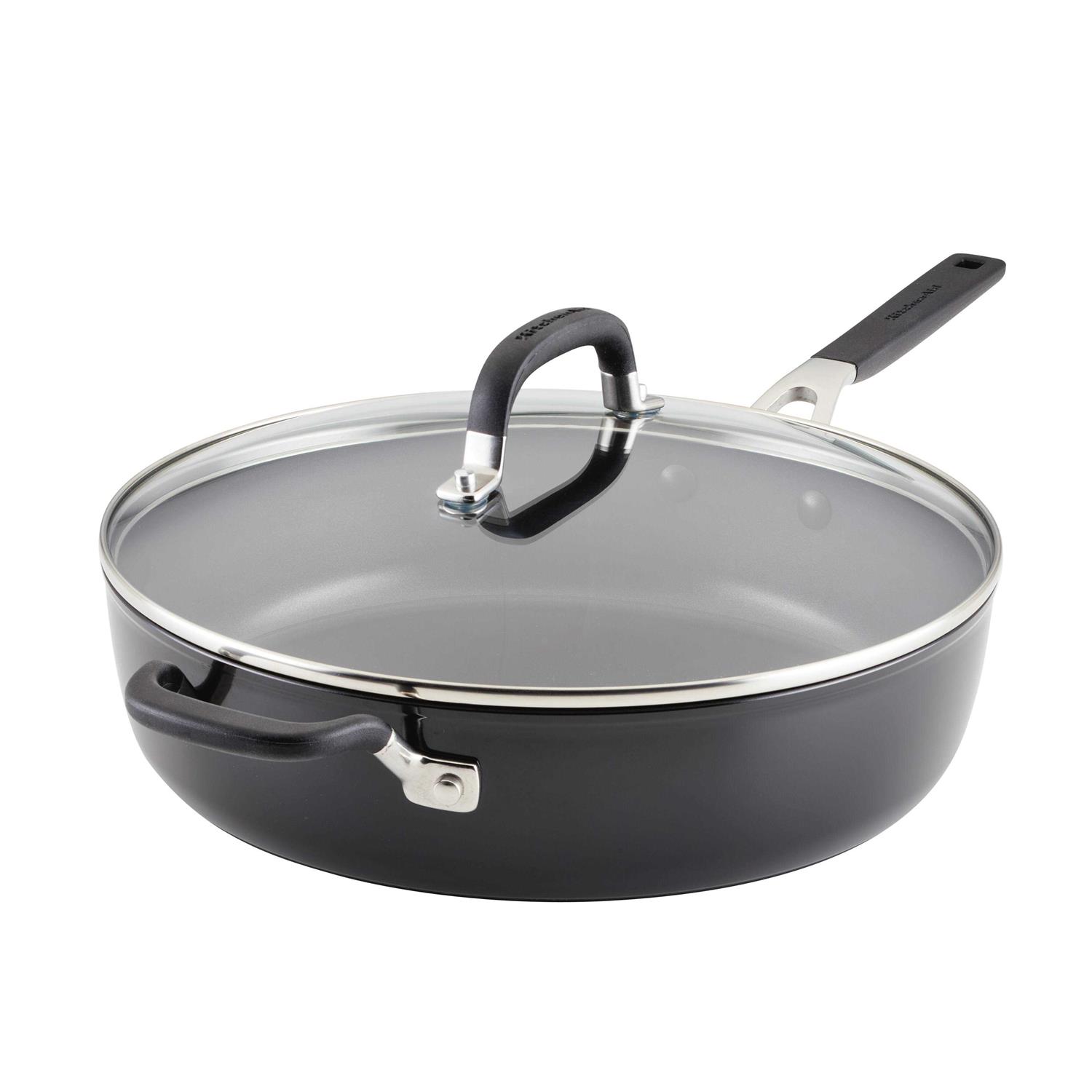 KitchenAid Hard Anodized Nonstick Saute Pan with Lid