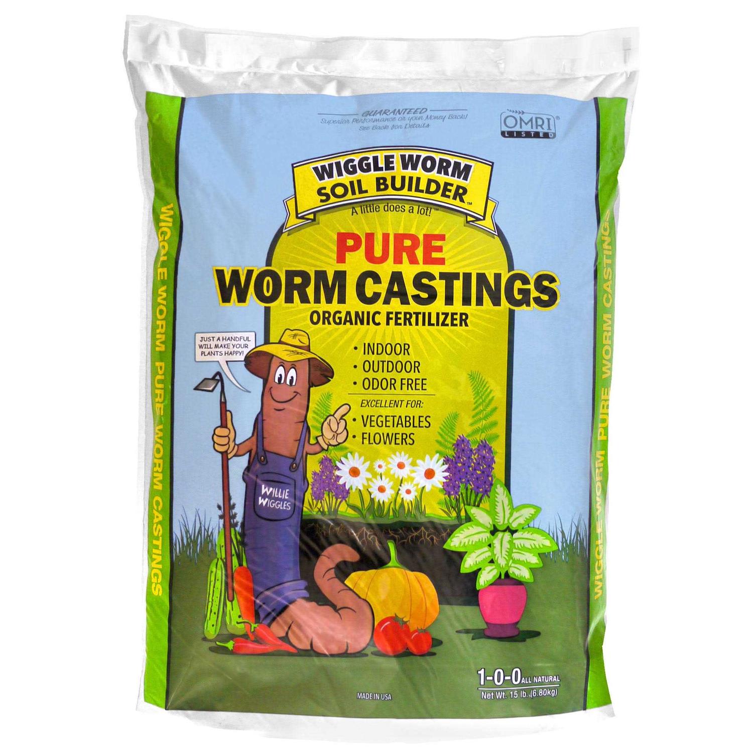 Wiggle Worm Soil Builder Worm Castings