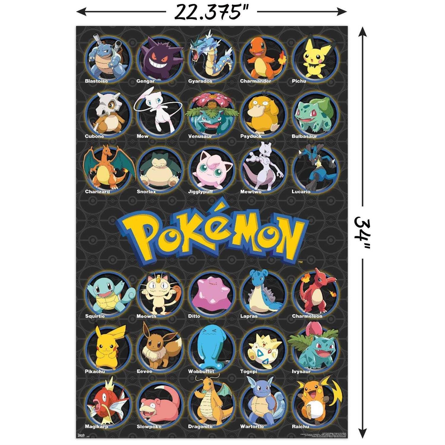 Trends International Pokémon All Time Favorites Wall Poster