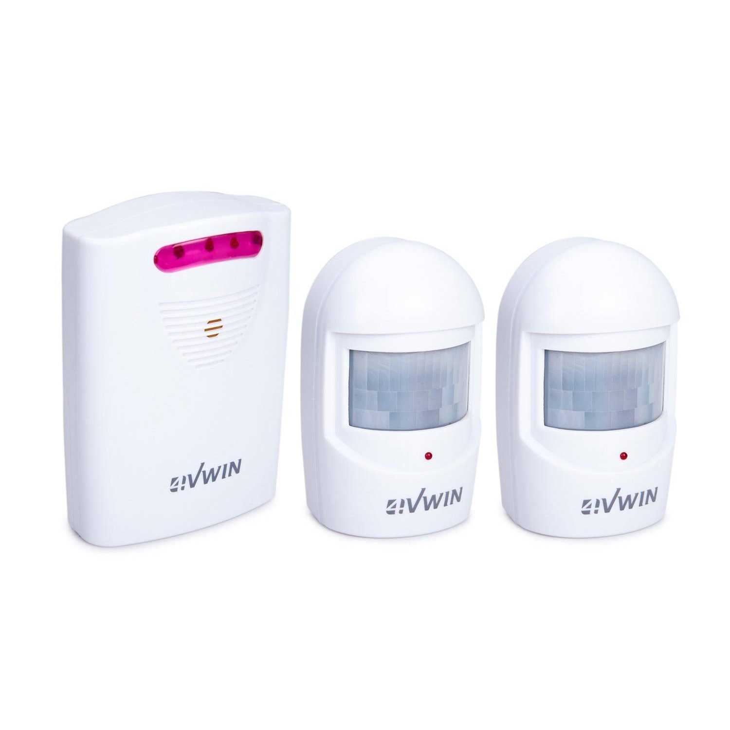 4vwin driveway alarm provides a convenient and economic way to alert you the moment when someone is approaching your home
