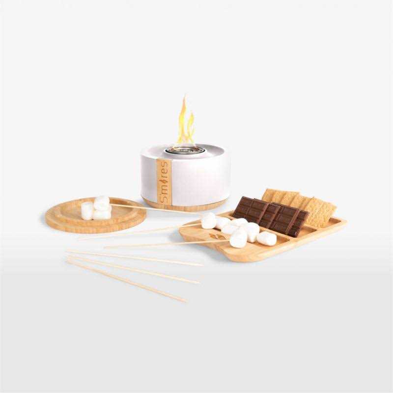 TerraFlame S’mores Roaster Gift Set with Bamboo Tray