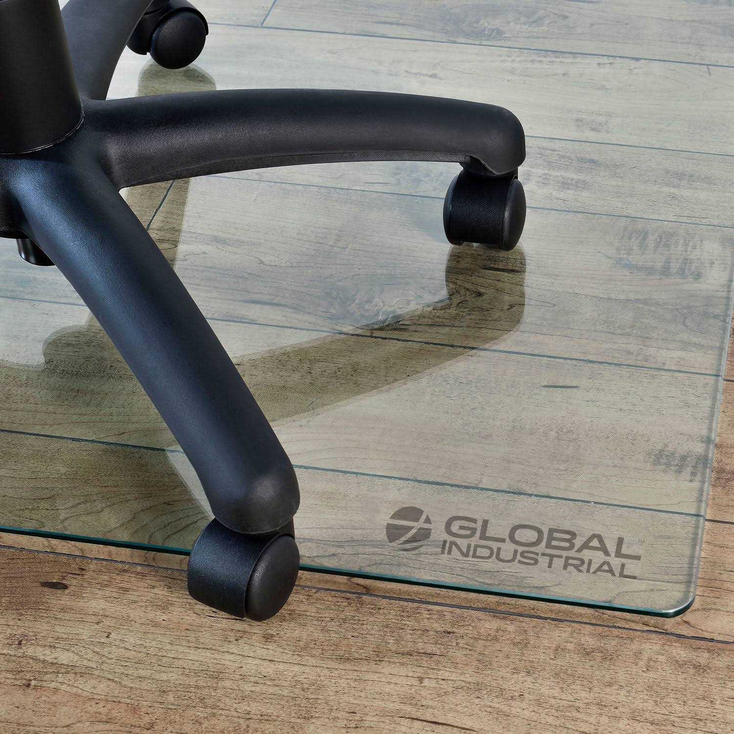 Global Industrial Interion Glass Chair Mat 695837