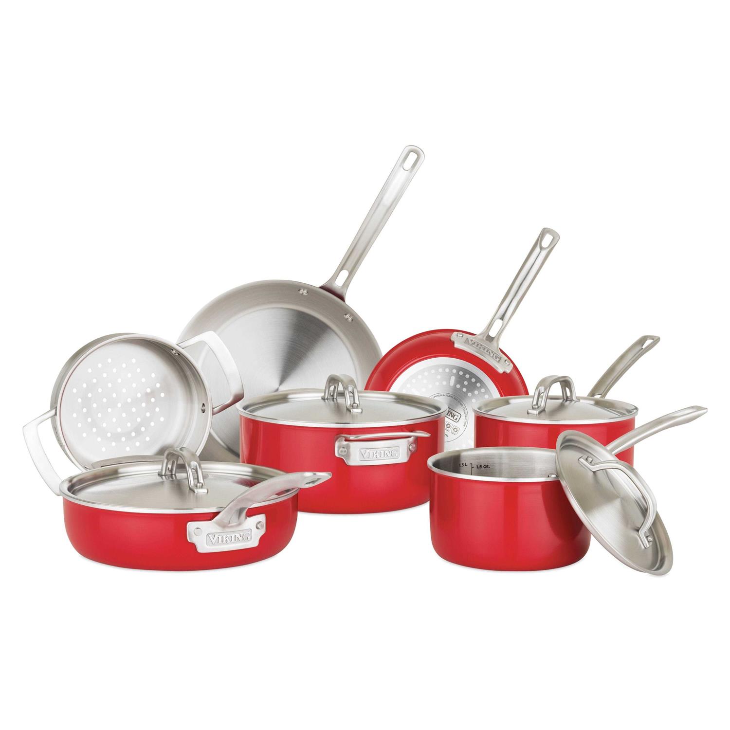 Viking 11-Piece 2-Ply Cookware Set