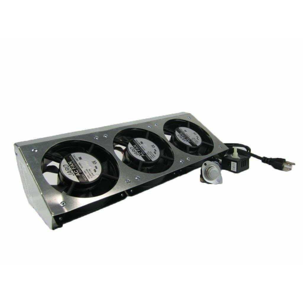 Tjernlund FB3F Universal Fireplace Blower and Adjustable Thermo Switch and Speed Control Kit 330 CFM