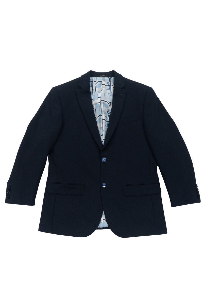 Men’s Slim Fit Ultra Stretch Travel Sport Coat Blazer in Navy