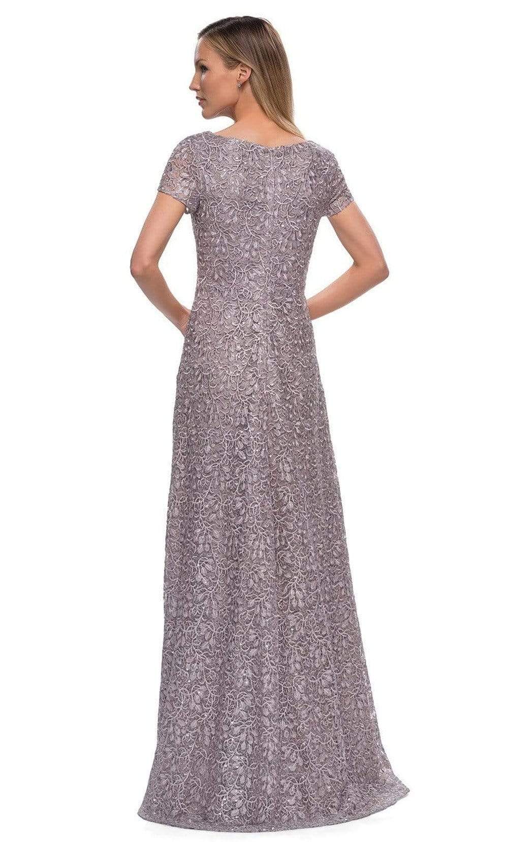 29198 Embroidered Fabric Mother of the Bride A-line Dress