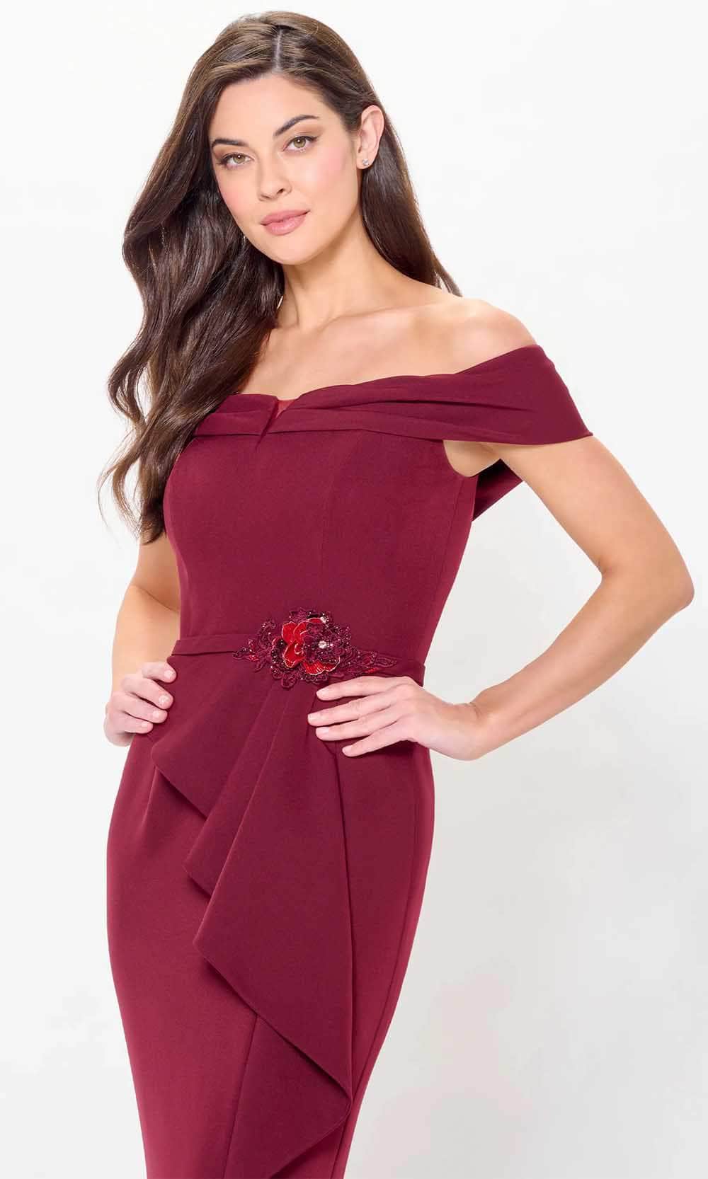 Off Shoulder Evening Gown