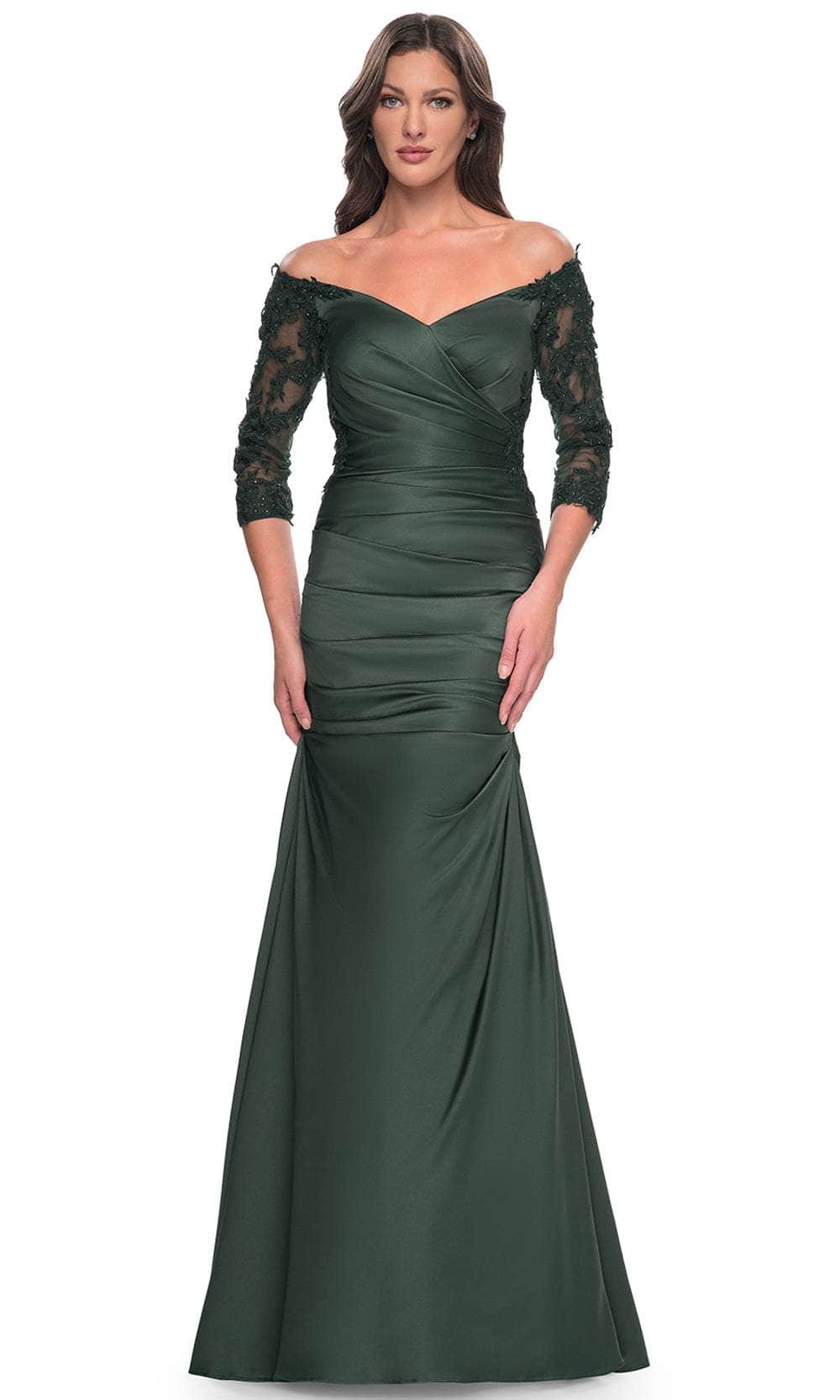 Trumpet Satin Evening Dress