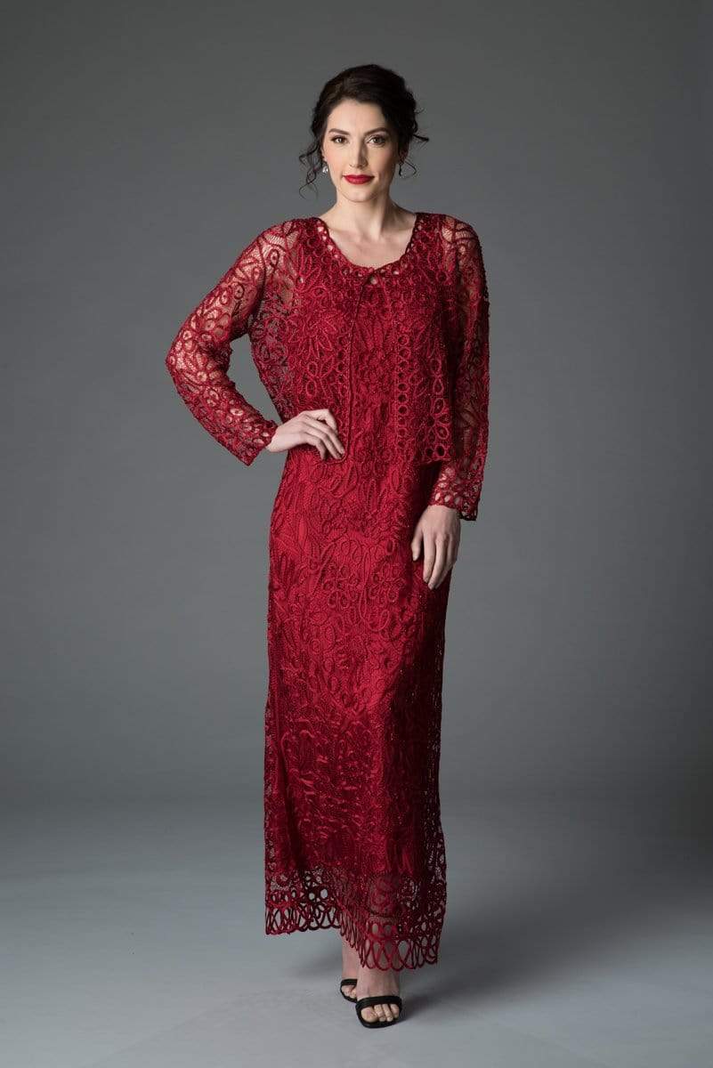 Beaded Hand Crochet Evening Dress