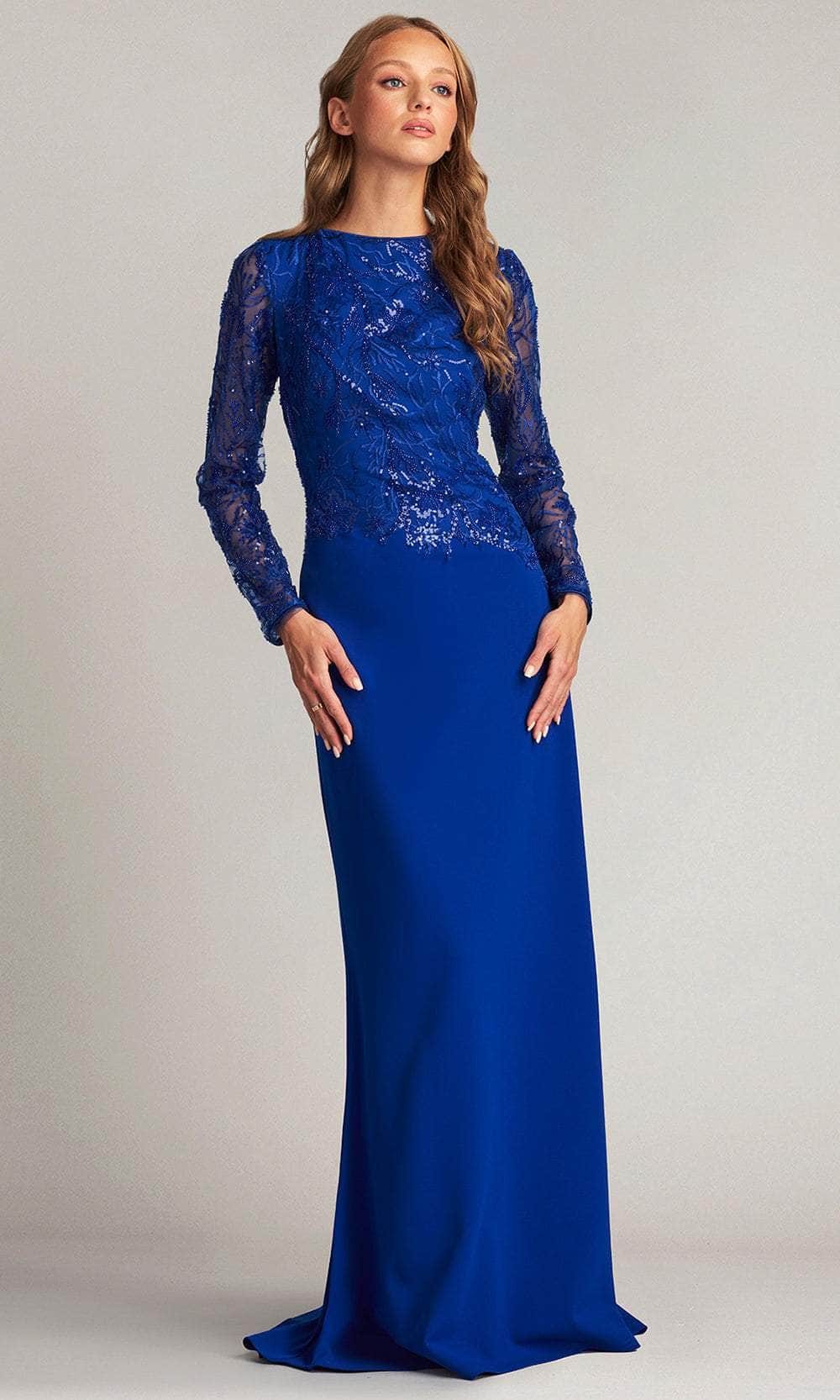 Embroidered Bodice Evening Gown