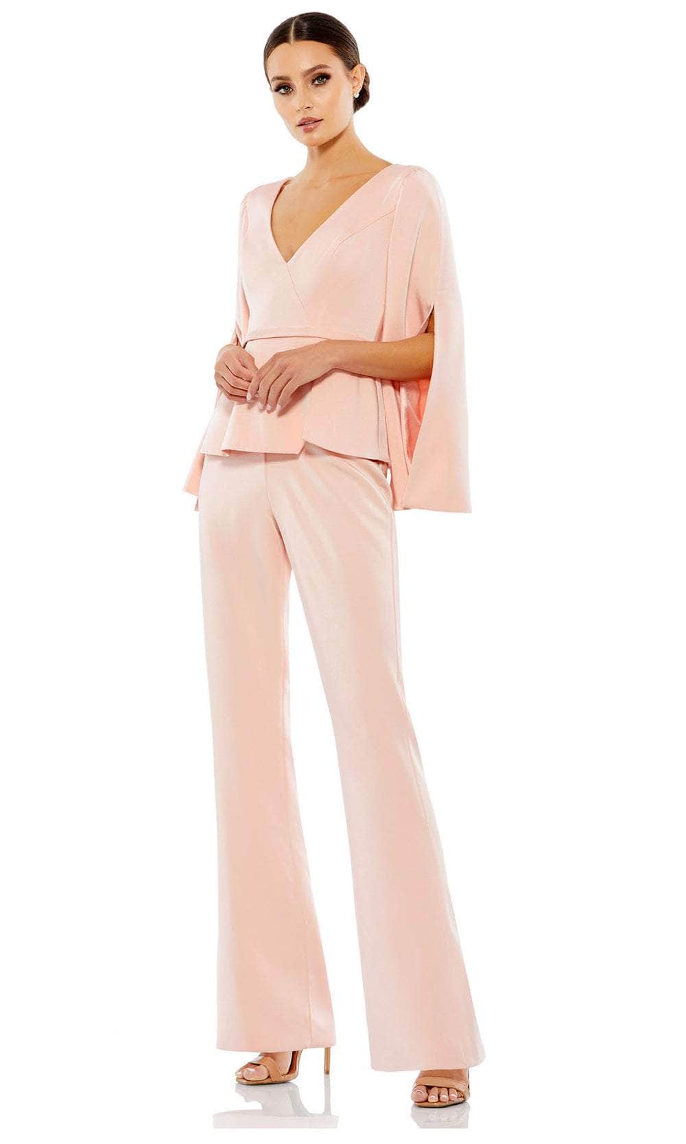 Long Sleeve V-Neck Pantsuit