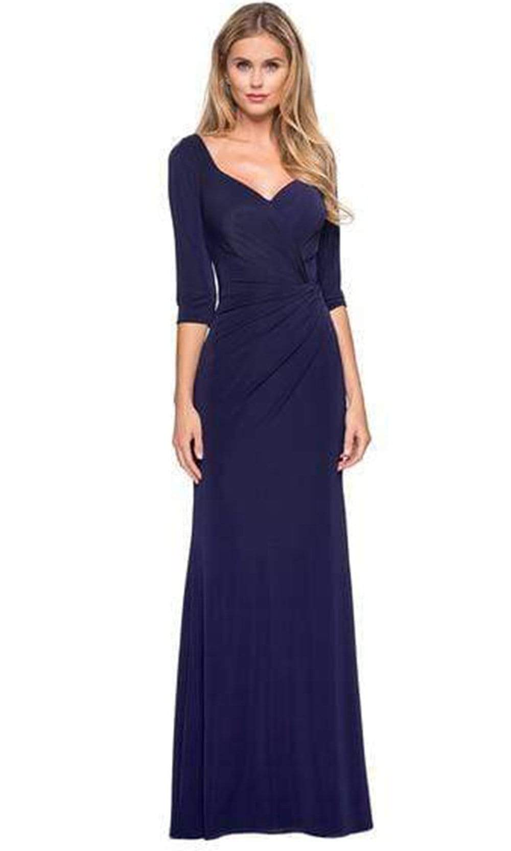26955 Ruched V-neck Sheath Dress