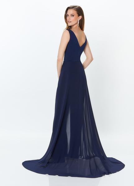 119936 Shirr-Front Overskirt Jumpsuit