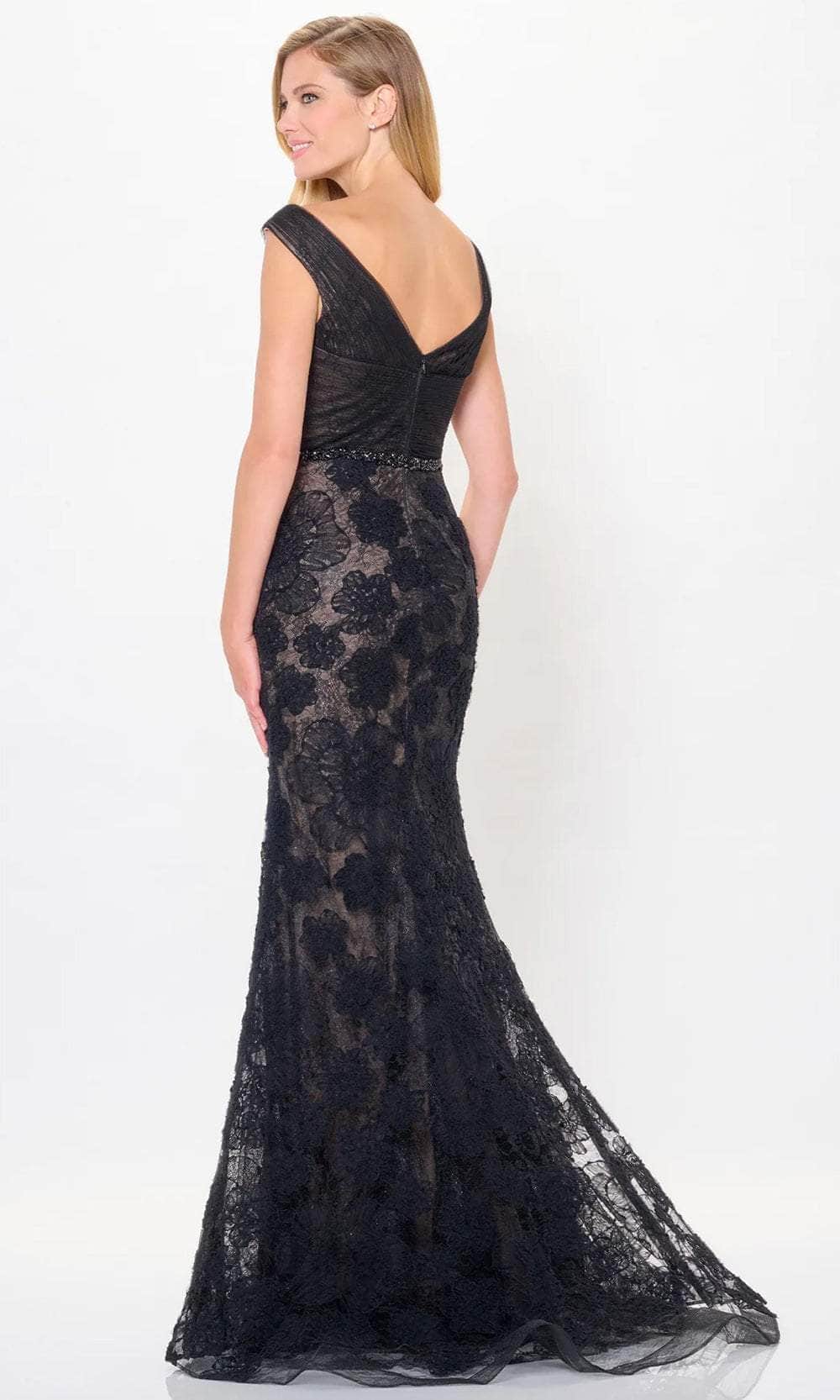V-Neck Mermaid Evening Dress