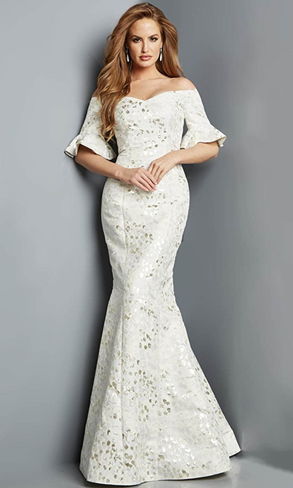 Off Shoulder Sheath Mother of the Groom Gown