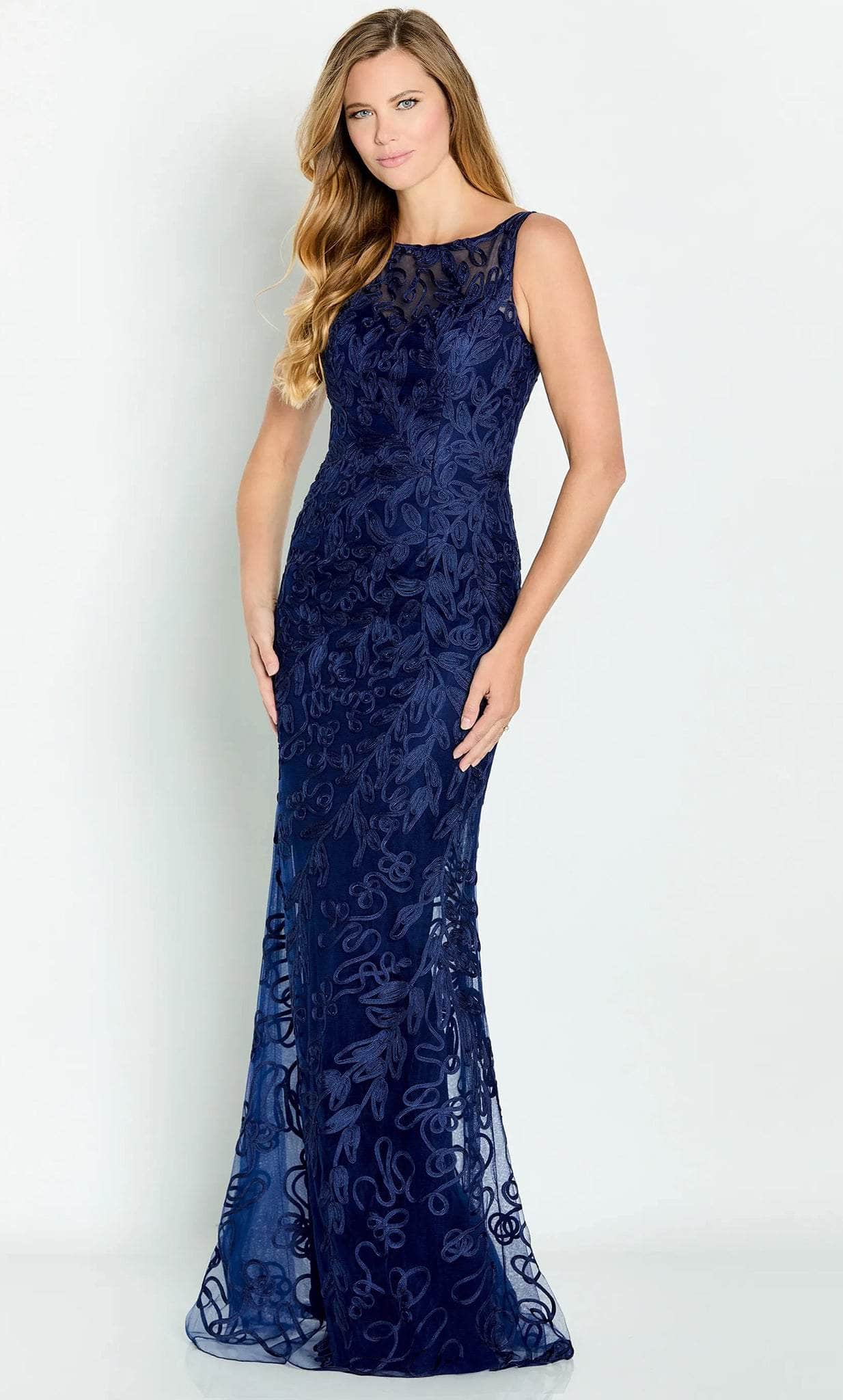 Soutache Illusion Evening Dress