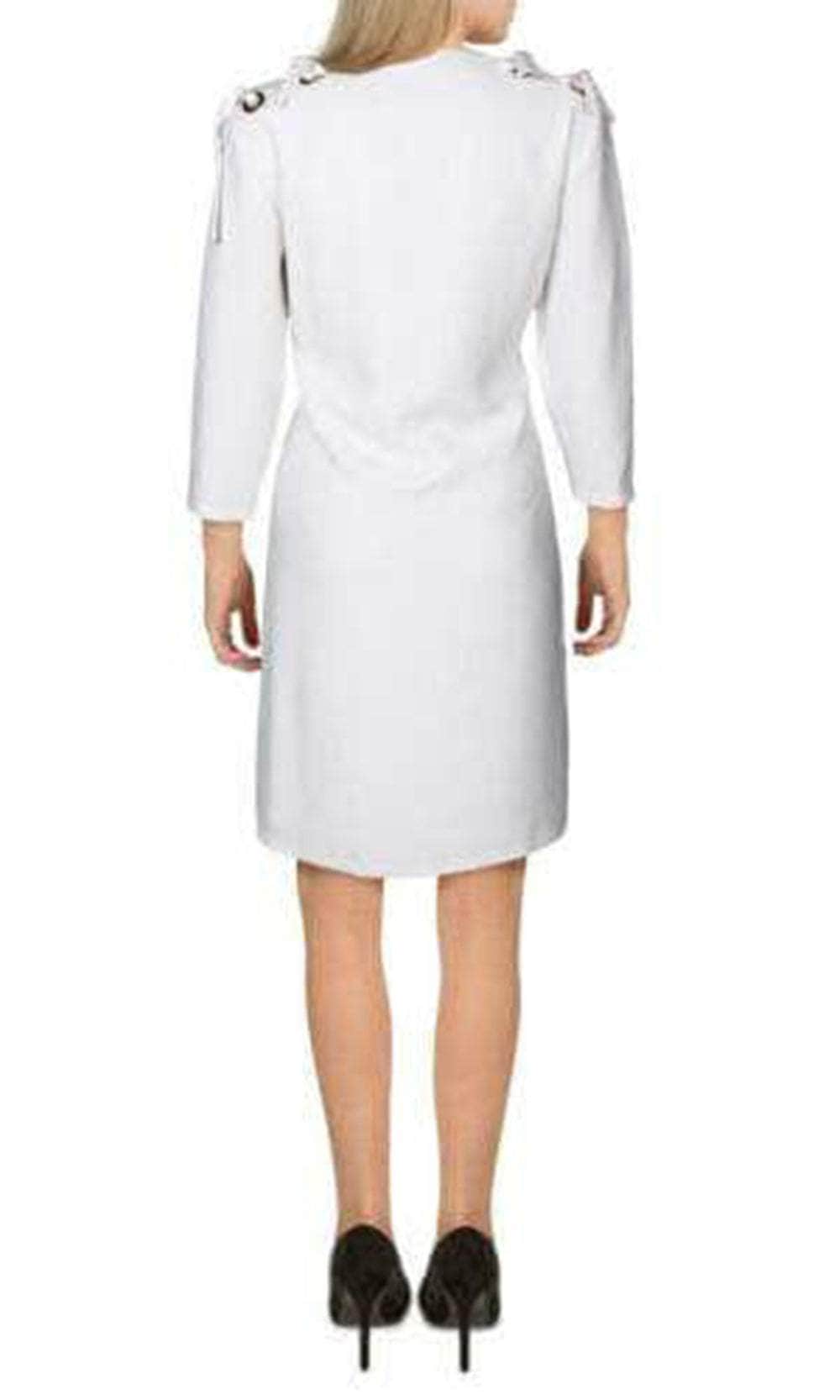 Quarter Sleeved Slip On Short Dress