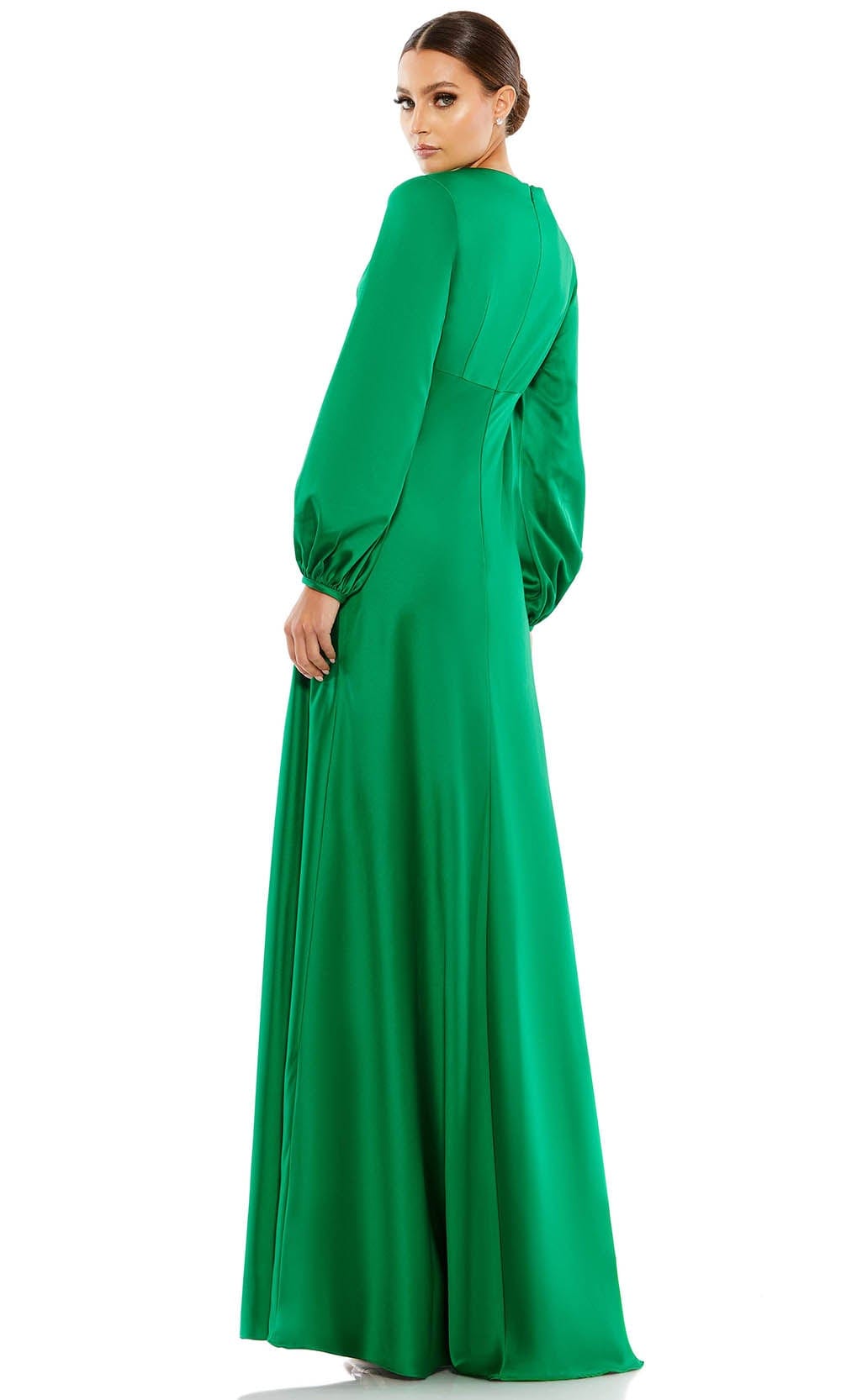 Bishop Sleeve Evening Gown | Couture Candy