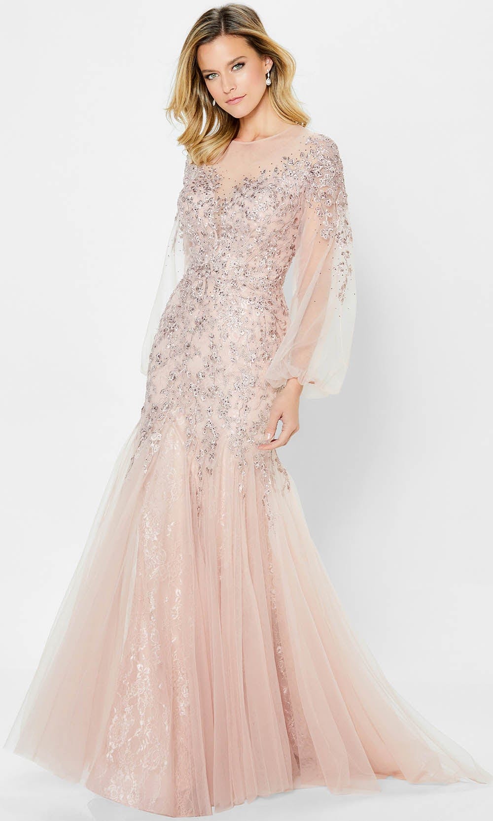 Lace Ornate Mother of the Bride Gown