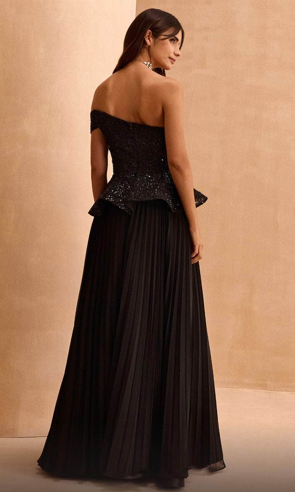 Beaded Bodice Evening Dress