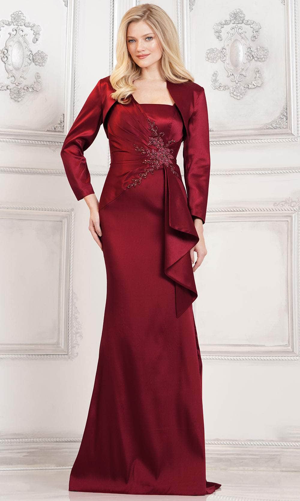Mikado Evening Dress with Bolero