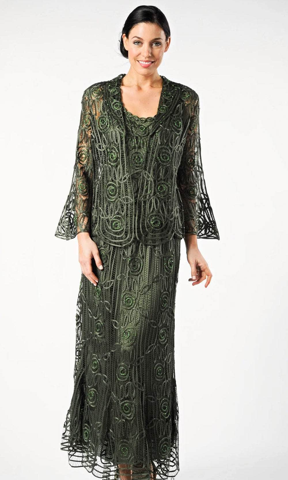 Handmade Silk Collar Jacket Skirt Three Piece Set