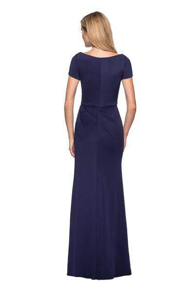 27067 Bateau Mother of the Groom Trumpet Dress