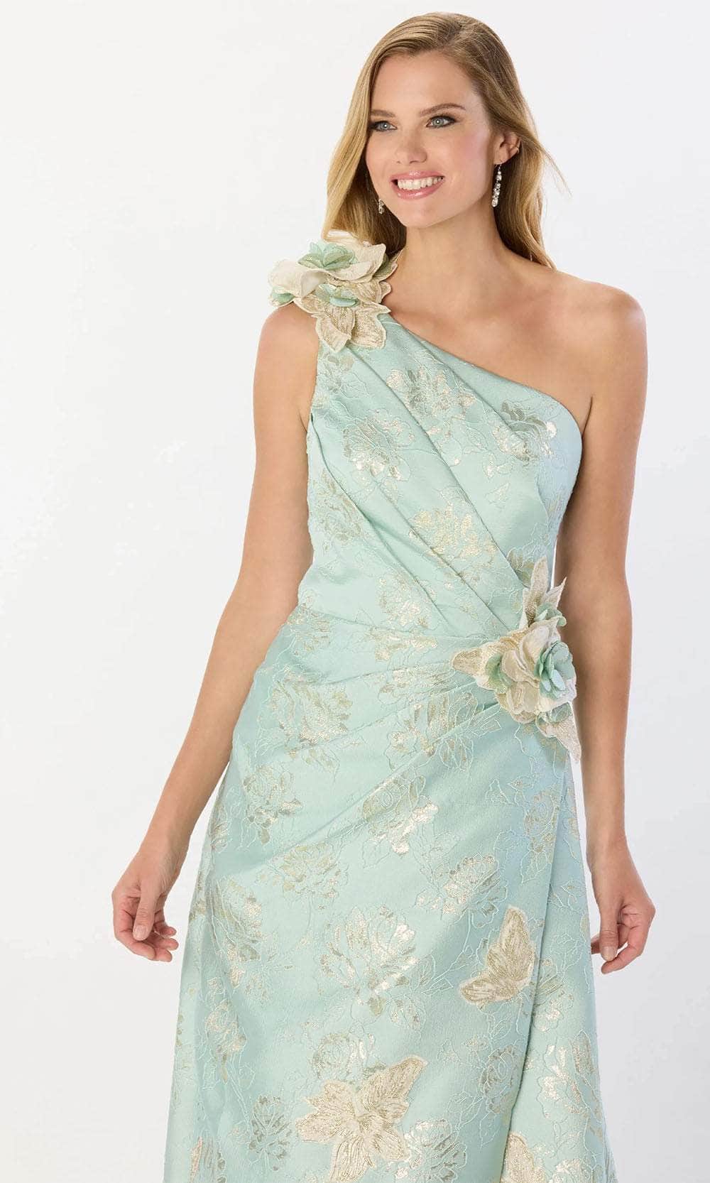 Ruched One Shoulder Mother of the Bride Dress