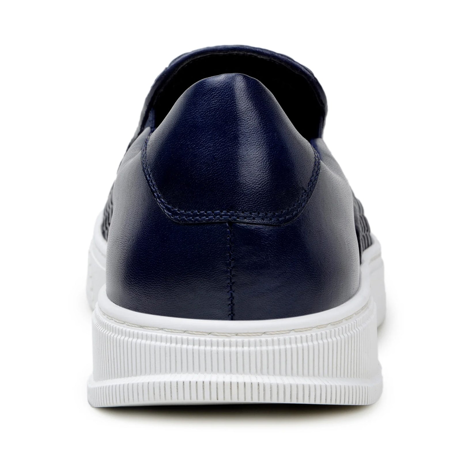 Men’s Belvedere Fernando Quilted Leather Slip on Dress Sneaker in Navy