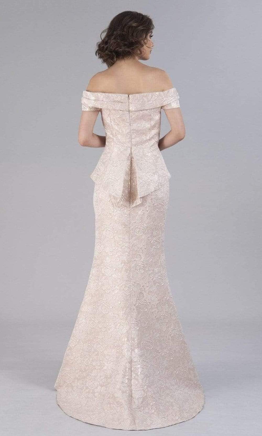 20509 Off Shoulder Lace Mermaid Gown