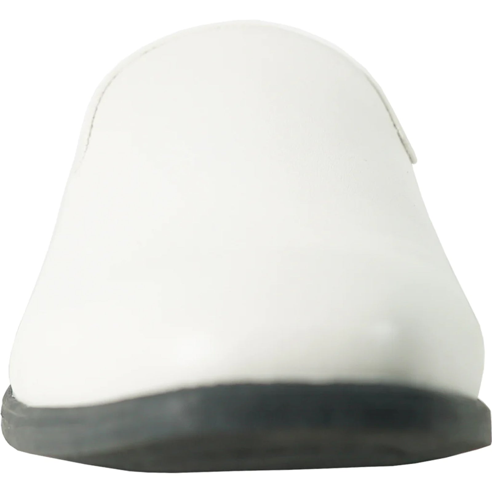 Mens Classic Plain Toe Slip on Loafer Dress Shoe in Ivory