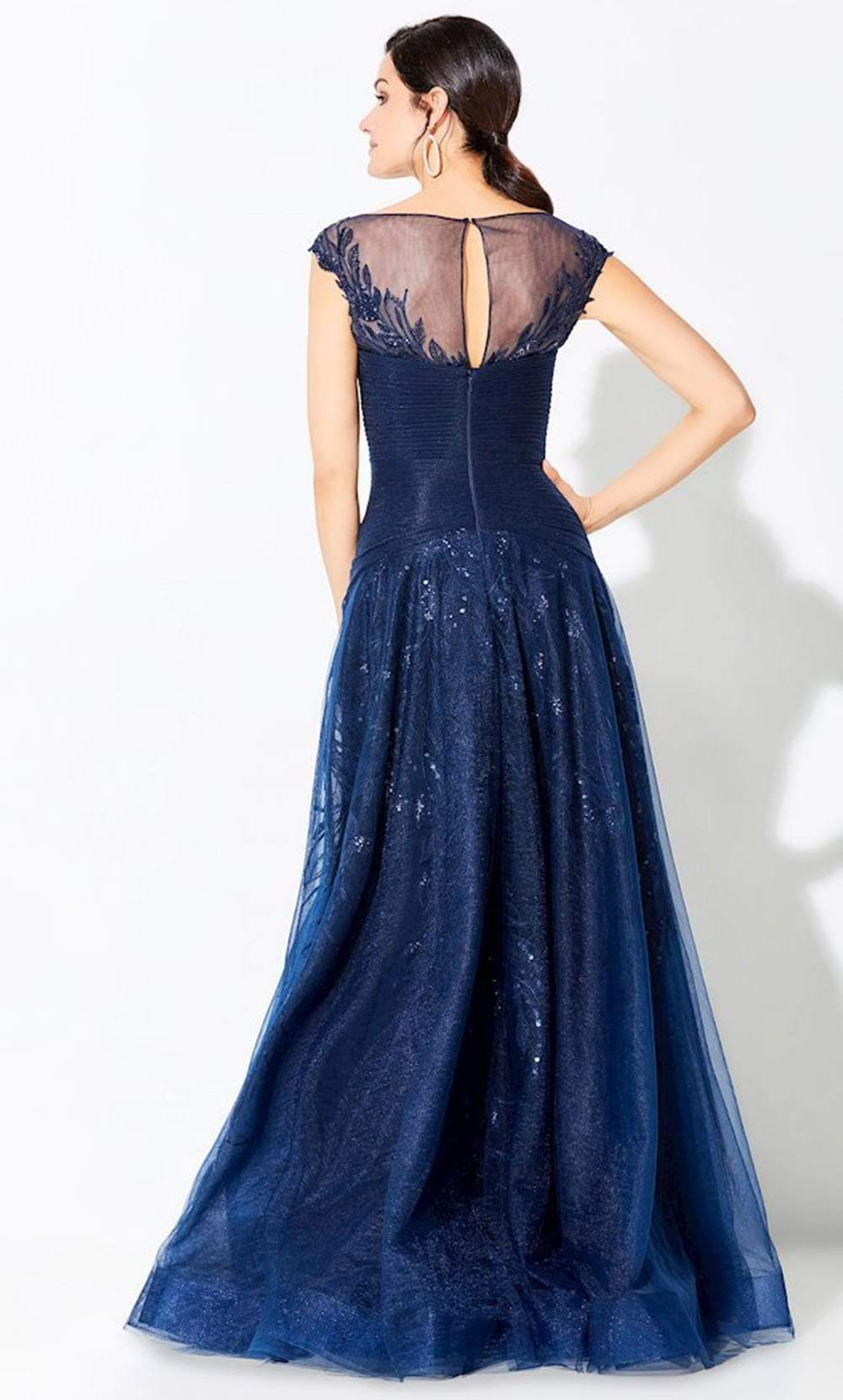 220D28 Ruched A-Line Gown