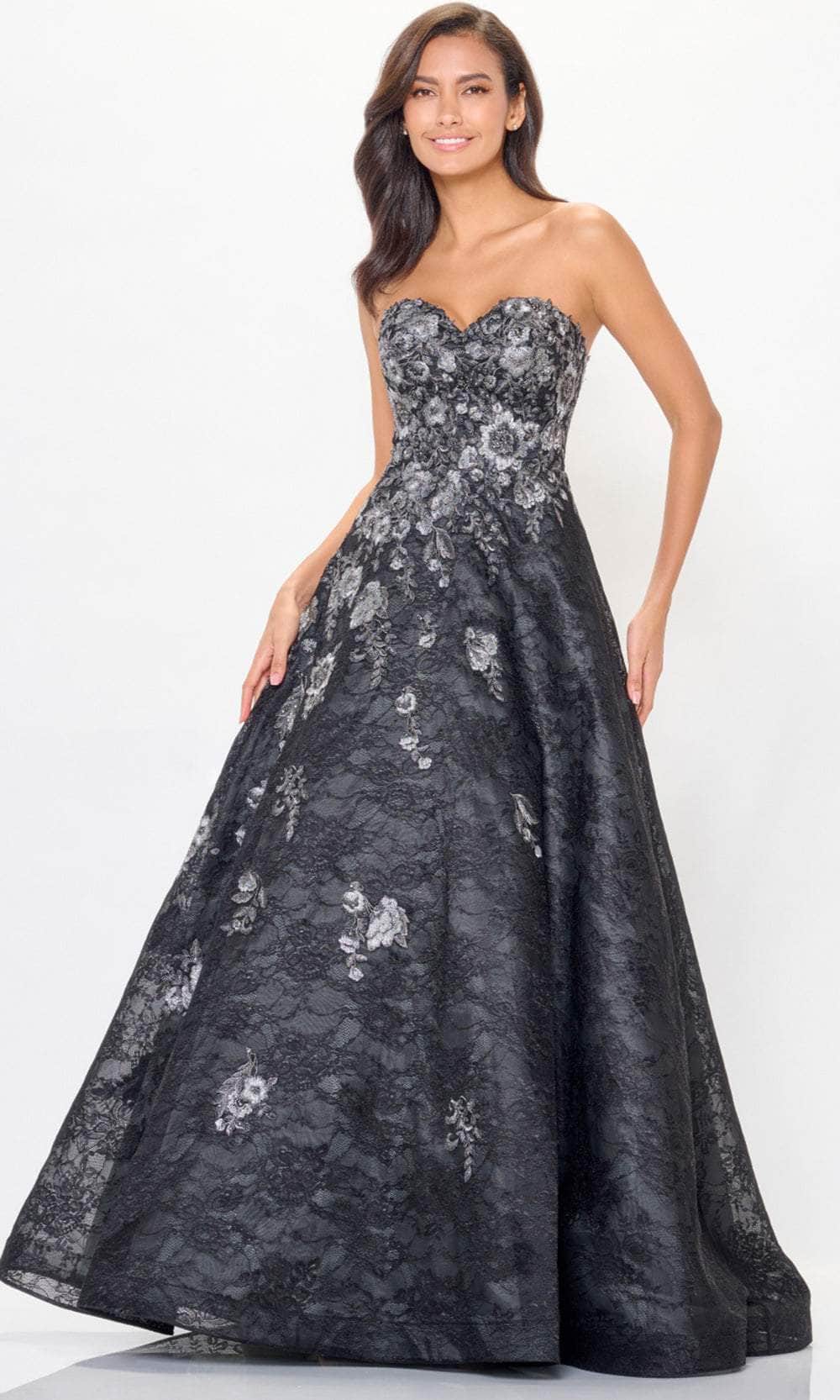 Strapless Sweetheart Evening Dress