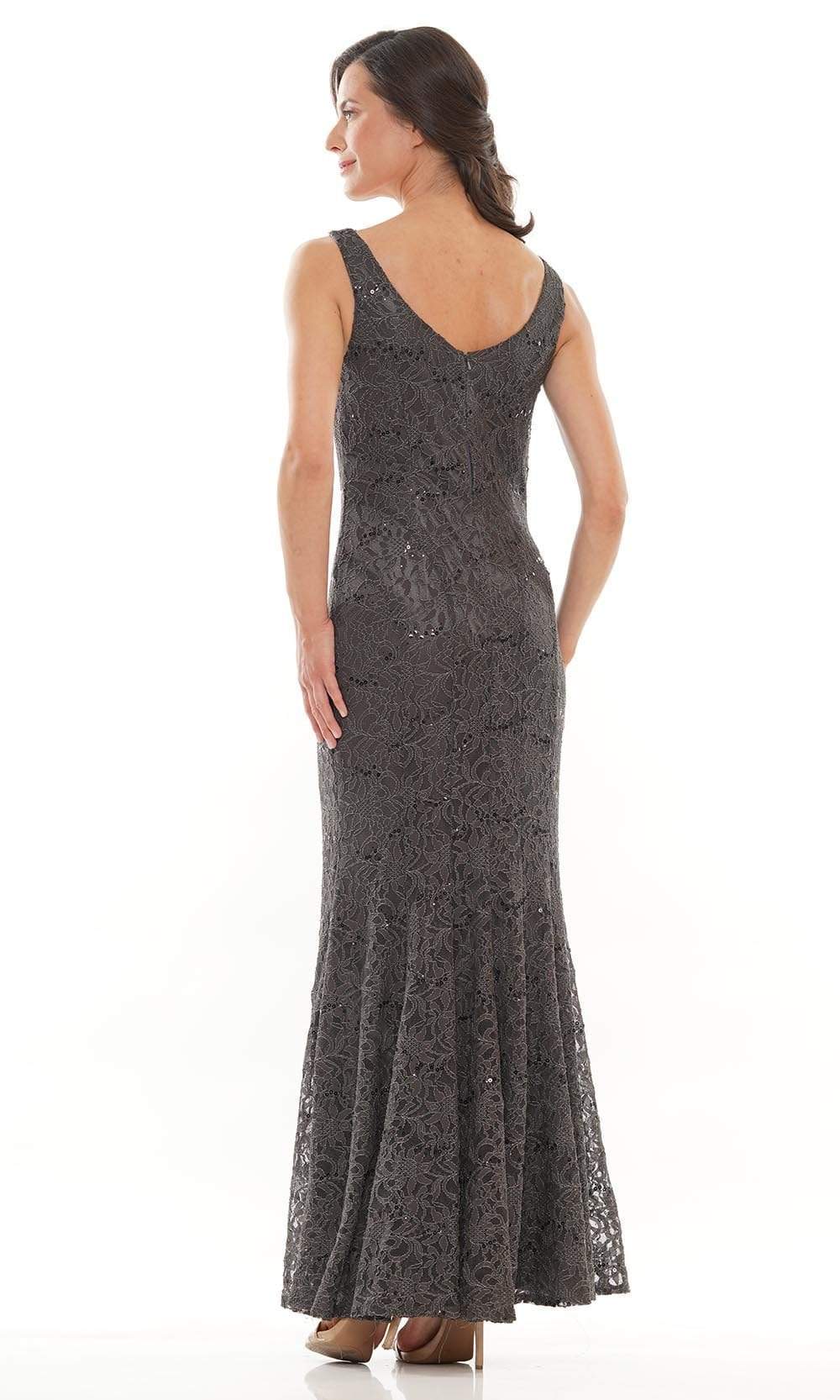 M301 Scoop Fit and Flare Evening Dress