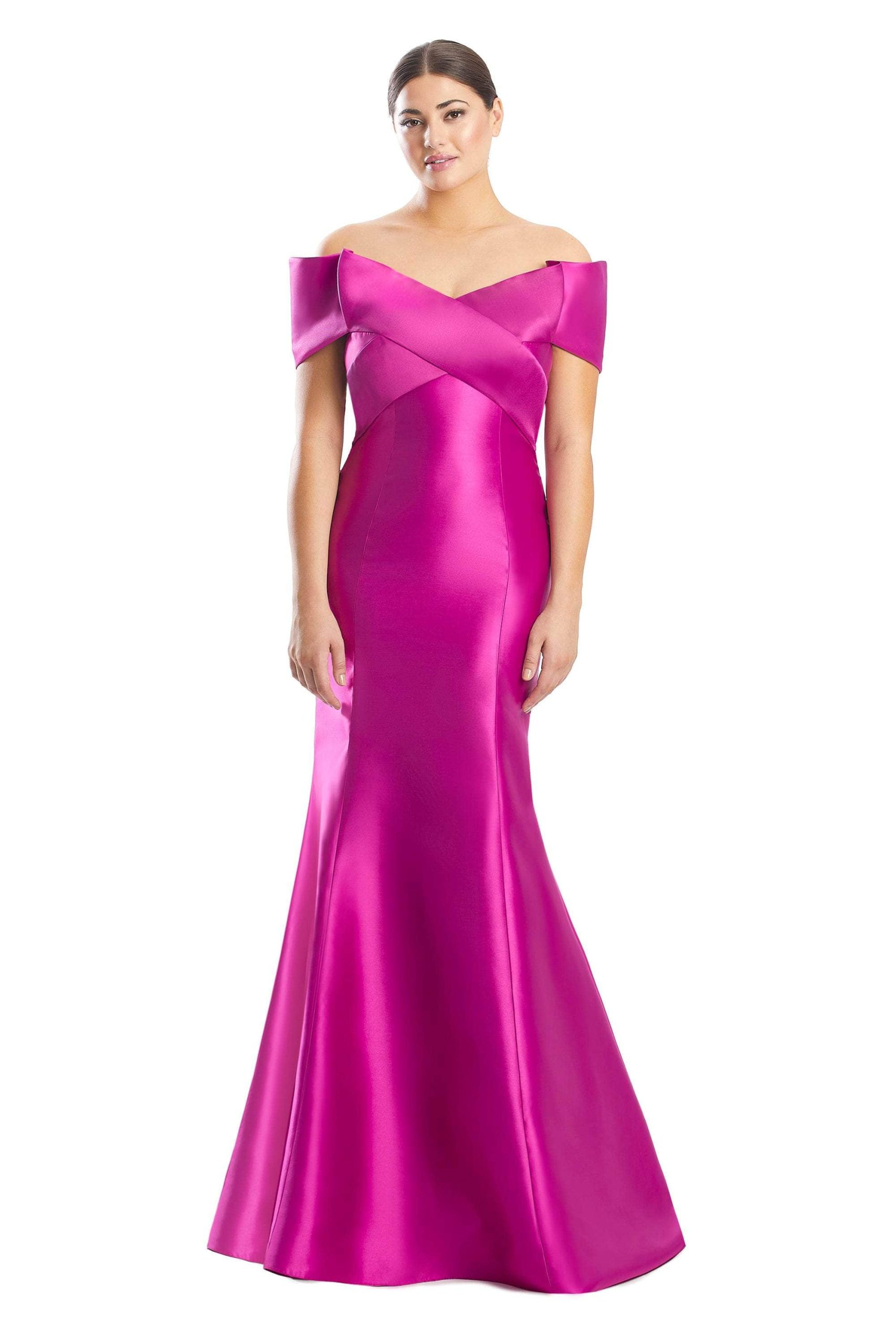 Bandage Bodice Satin Dress