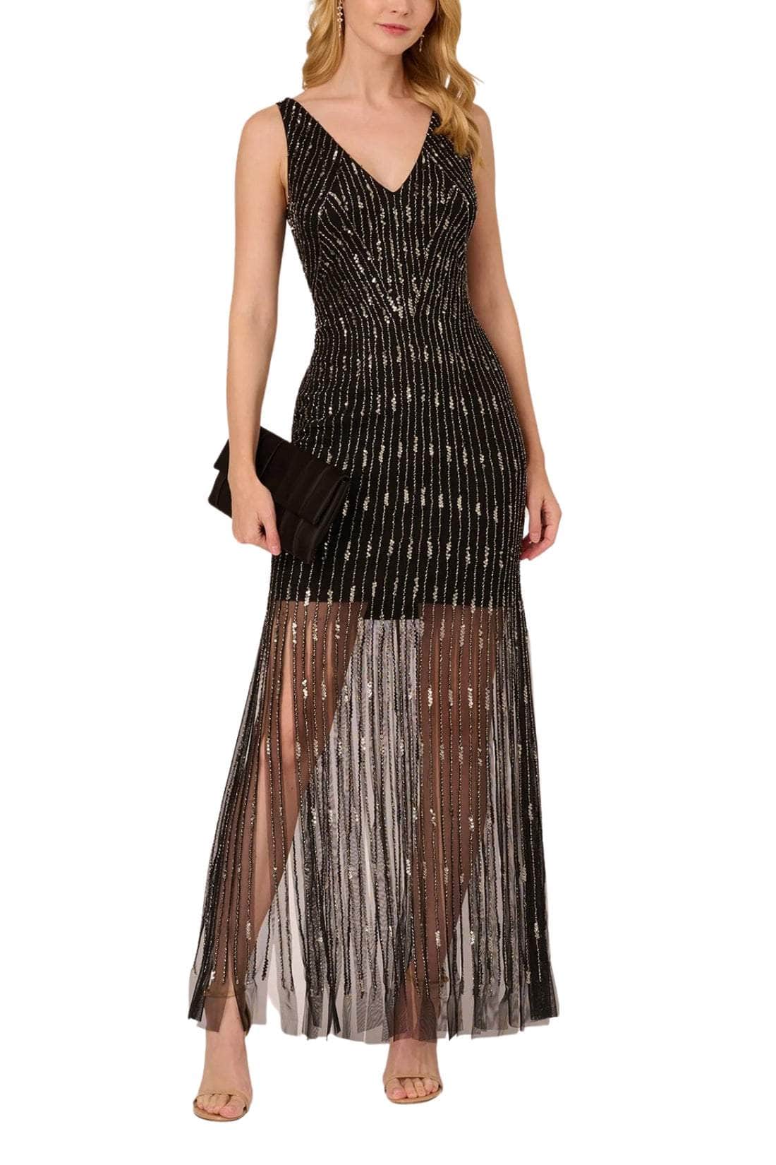 V-Neck Sleeveless Long Dress