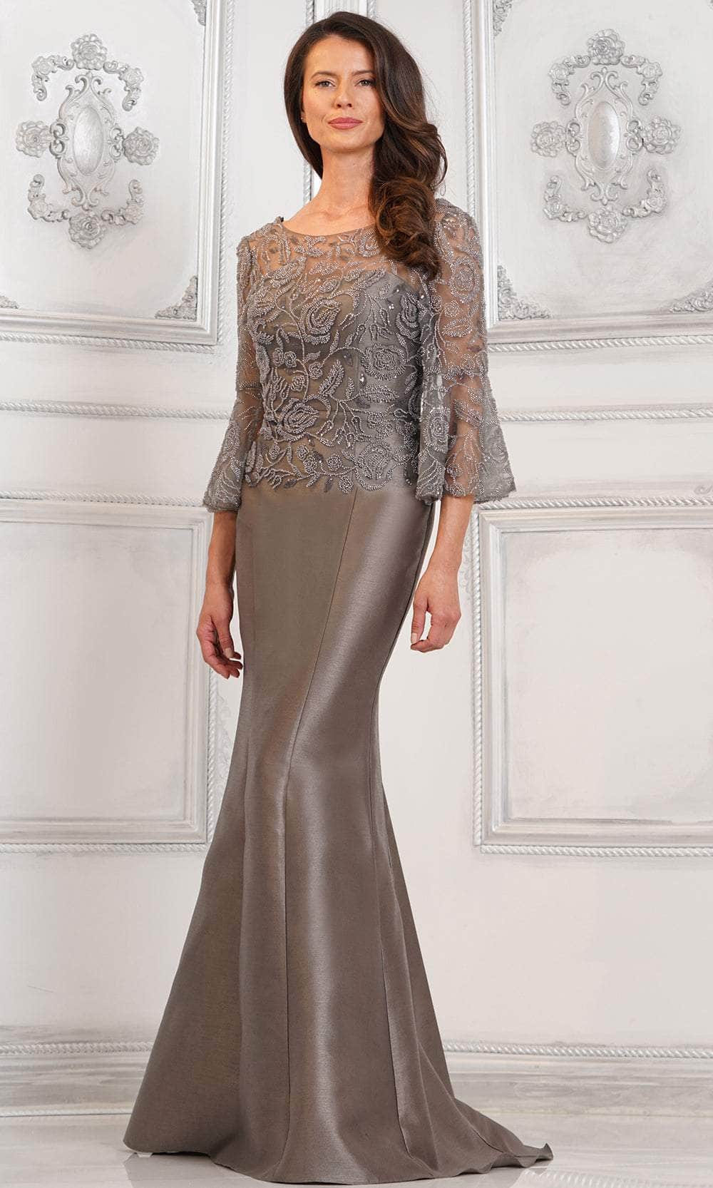 Bell Sleeve Mermaid Formal Gown